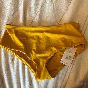 Miss Mandalay Bikini Bottom. Dune Midi Brief. Mustard. Size M